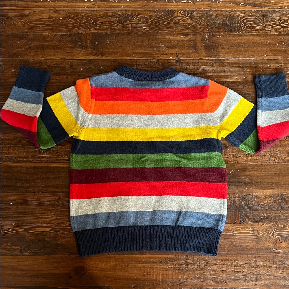 GAP Kids Multicolor Striped Crewneck Sweater - Picture 4 of 4